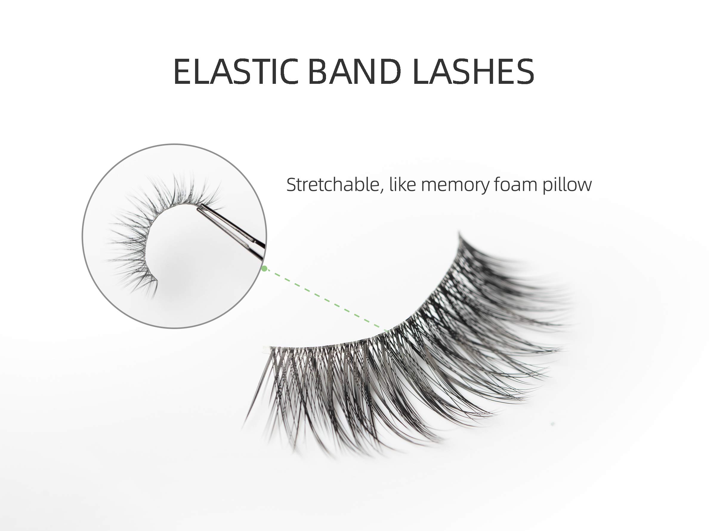 ELASTIC BAND LASHES